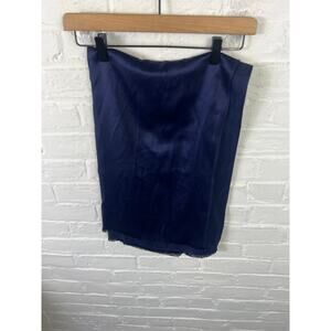 Vince Camuto Women's Rectangle Wrap Scarf Navy Lightweight Blue Size OS